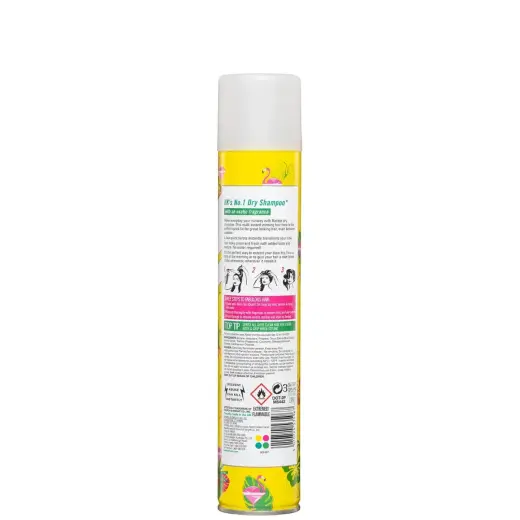 Batiste Dry Shampoo in Tropical, Coconut & Floral Fragrance, No Rinse Spray, 350ml Photo