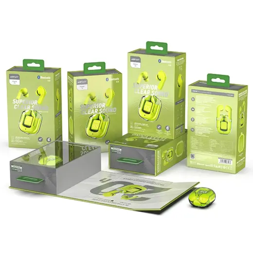 Acefast in -ear wireless headphones TWS Bluetooth green (T6 youth green) Foto 4