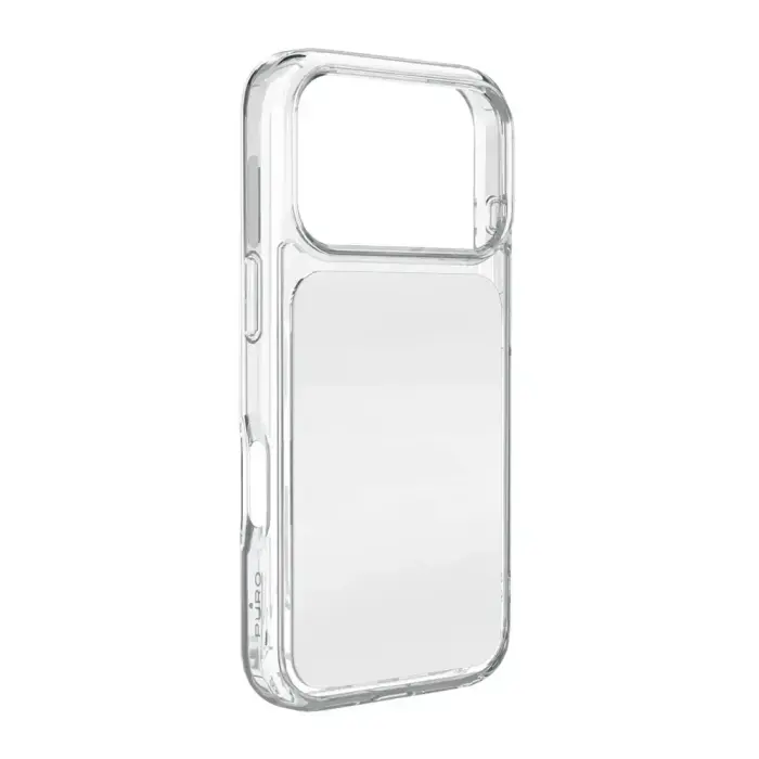 Puro Plate Mag phone case with MagSafe support for iPhone 17 Pro Max white