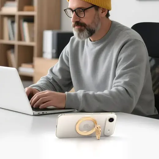 TECH-PROTECT MMR400 LAMANO MAGNETIC MAGSAFE PHONE RING GOLD Foto 3