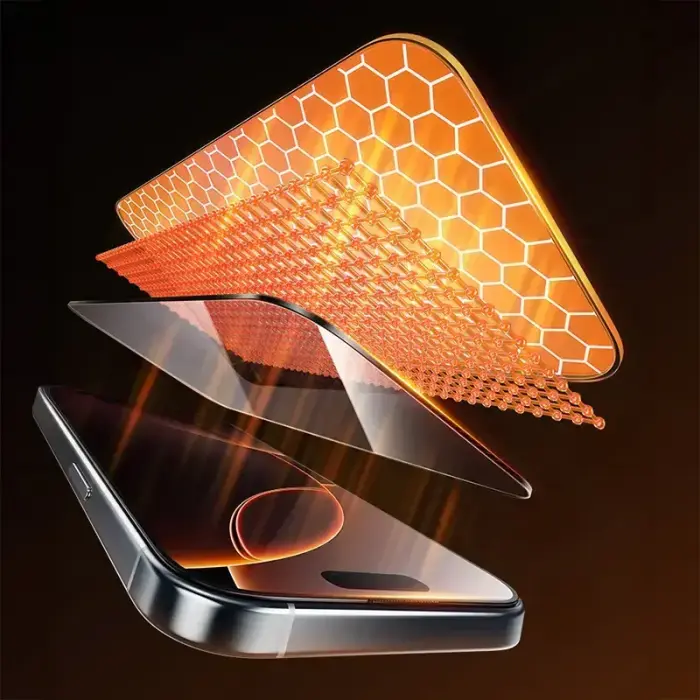 Rock Tempered glass HD Full-coverage Anti-static for Iphone 17 Foto 6