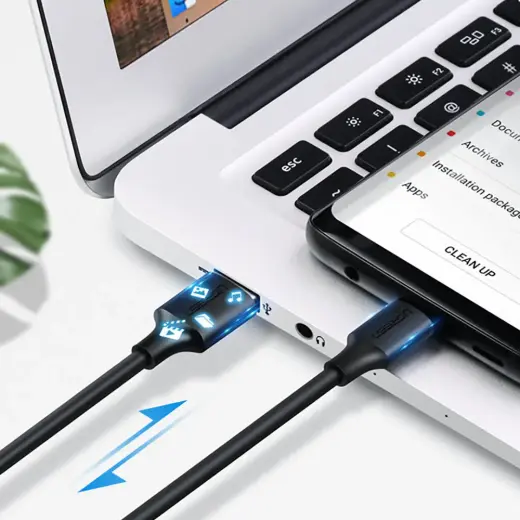 UGREEN nickel USB-C cable 0,25m black Foto 14