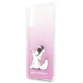 KLHCS21MCFNRCPI Karl Lagerfeld PC|TPU Choupette Eats Cover for Samsung Galaxy S21+ Gradient Pink Фото num
