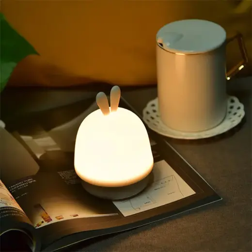Night lamp W-008 Rabbit white Foto 12
