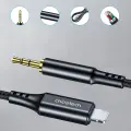 Choetech AUX009 Lighting | mini jack 3.5mm cable 2 m - black Photo