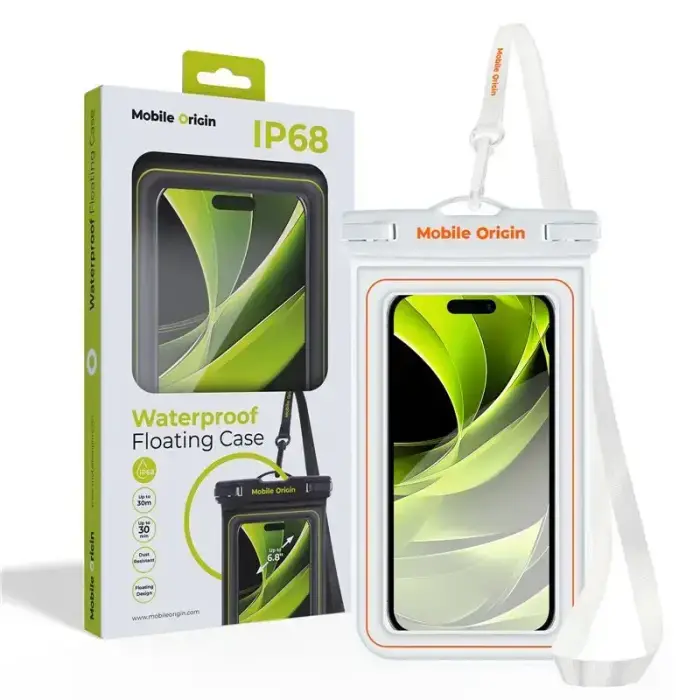Mobile Origin Waterproof Floating Case 6,8", white/orange