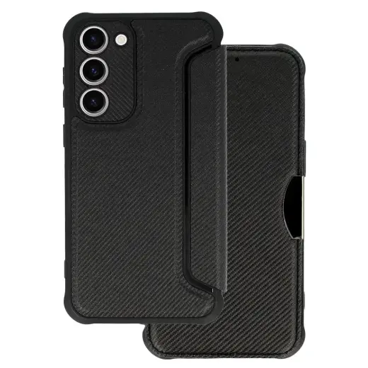 Razor Carbon Book Case for Samsung Galaxy S23 Plus black
