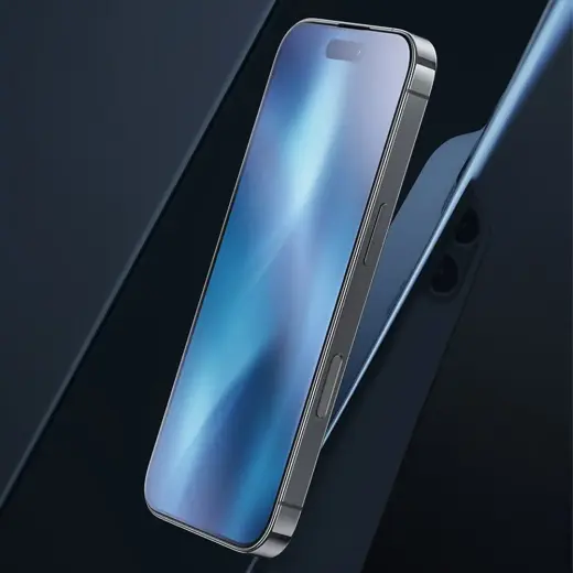 Benks Tempered glass Joy Touch Matte Glass (0N65) for Iphone 16 Pro black Foto 6