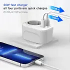 Tech-Protect TA100 UK Adapter - White — Фото 5