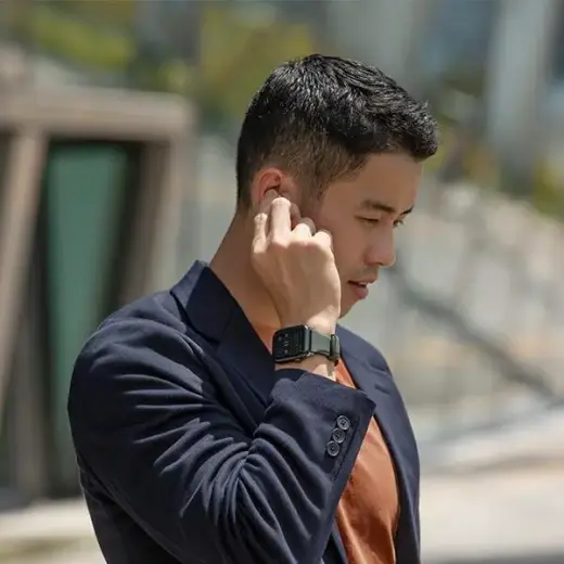 UNIQ pasek Linus Apple Watch Series 4|5|6|7|8|SE|SE2|Ultra 42|44|45mm. Airosoft Silicone zielony|moss green Foto 2