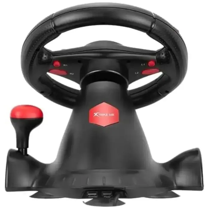 Driving racing wheel XTRIKE ME GP-903 black Photo