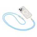 TECH-PROTECT C7S ROPE CROSSBODY STRAP BABY BLUE|GOLD Фото num