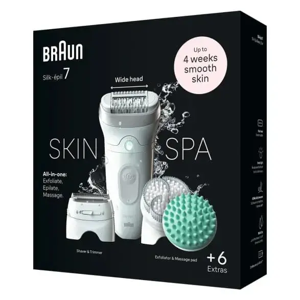 BRAUN 7 SkinSpa epilators