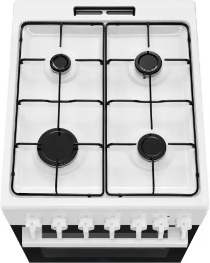 Electrolux gāzes plīts ar elektrisko cepeškrāsni, 50cm, balta Фото num