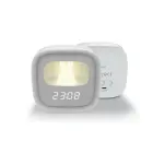 Alarm clock with LED Bunny night light PURE FNL-06 AURORA white square Forever Light Photo
