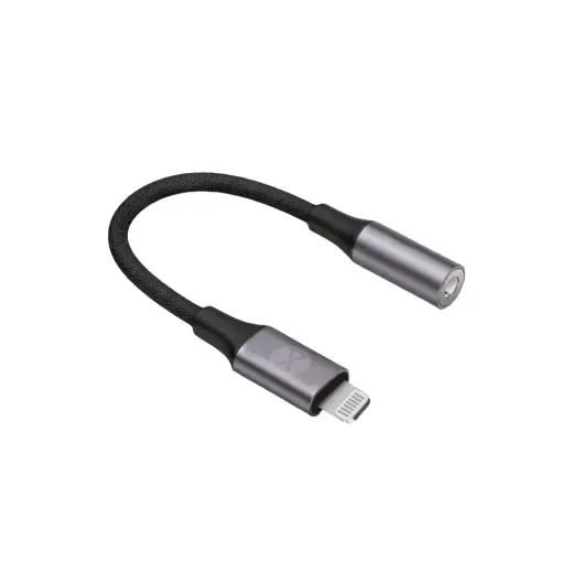 Forever adapter audio AJL-01 jack 3,5 mm - Lightning black Фото num