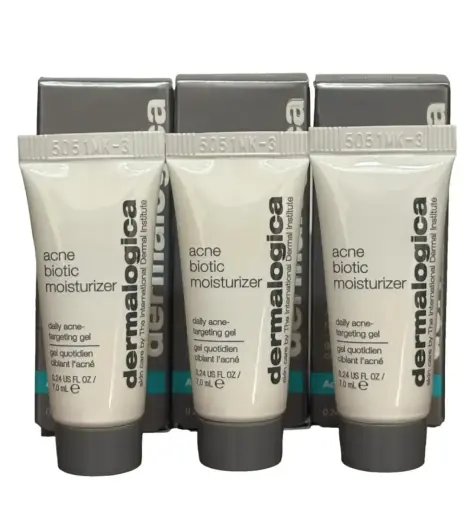 Set, Dermalogica, Acne Biotic, Anti-Acne, Local Treatment Gel, For Acne Prone Skin, For Face, 3 pcs, 7 ml