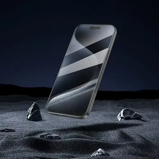 Borofone Tempered glass BF6 Diamond Armor Full Screen HD for Iphone 16 Pro/17 - 10 pieces Foto 7