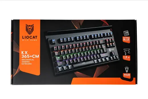 Liocat gaming keyboard KX 365 CM mechanical qwerty black Photo