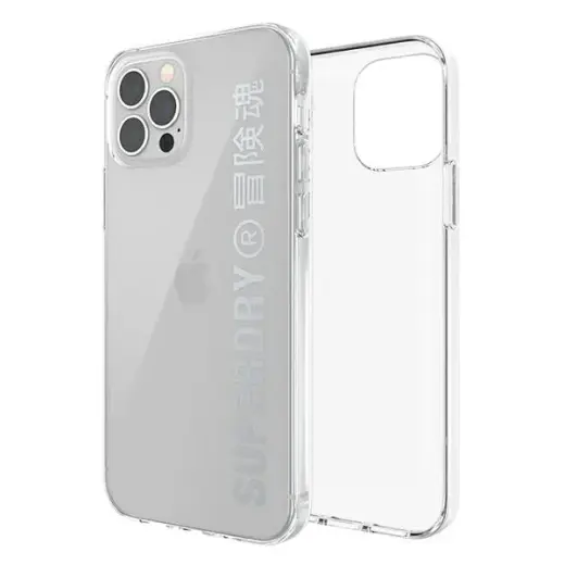 SuperDry Snap iPhone 12|12 Pro Clear Cas e srebrny|silver 42591 Foto 7