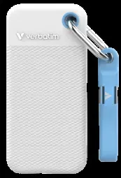Ārējais SSD Verbatim Pocket White 1TB USB-C