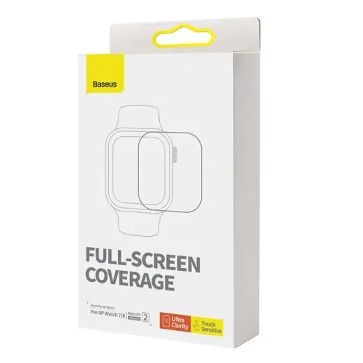 Baseus 45mm Protective Film for AP Watch 7|8, Clear Photo