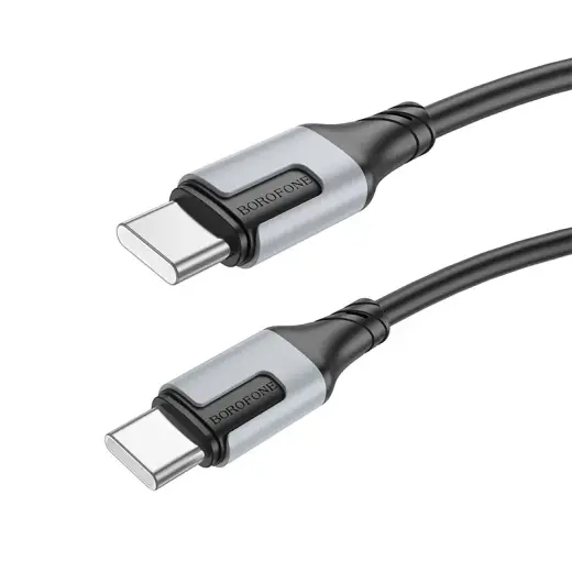 Borofone Cable BX101 Creator - Type C to Type C - 60W 3A 1 metre black Фото num