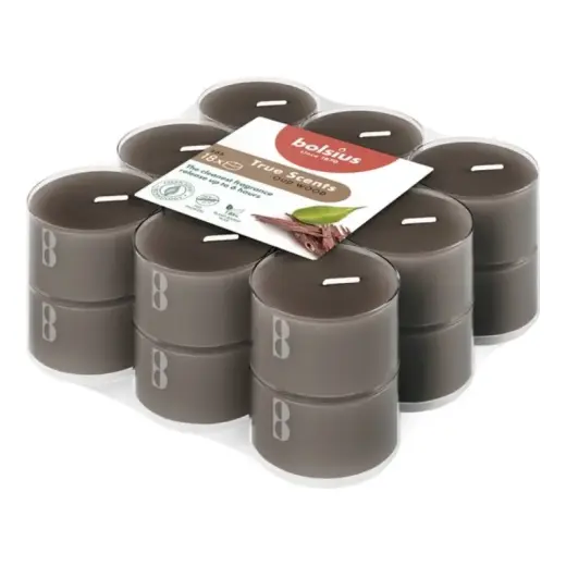 Tealights aroma. 18 pcs.True Scents oud wood