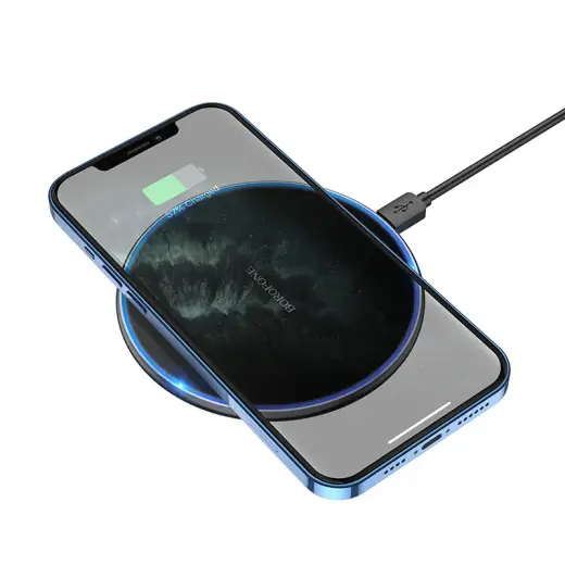 Borofone Wireless induction charger BQ3 Pro 15W black Фото num