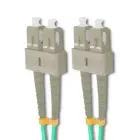Qoltec Patchcord fiber optic SC/UPC - SC/UPC | Multimode | 50/125 | OM4 | Duplex | 5m — Foto 4