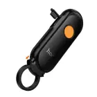 Locator compatible with Apple Find My with flashlight Hoco E99 black — Foto 3