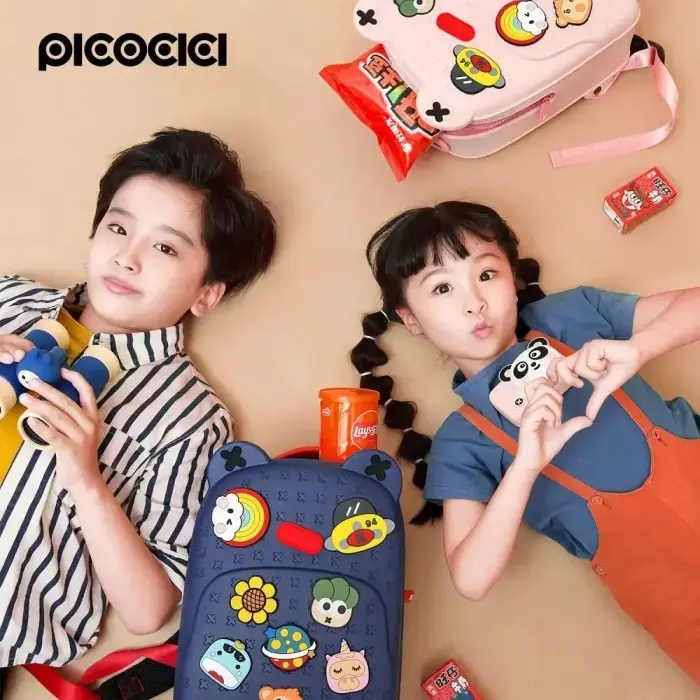 PICOCICI Travel Backpack k33 pink Photo