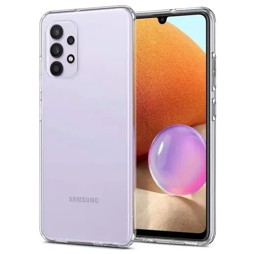 Fusion ultra 1 mm izturīgs silikona aizsargapvalks Samsung A325 Galaxy A32 4G caurspīdīgs Foto 1