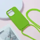 Strap Silicone maciņš telefonam iPhone 14 Pro Max zaļš — Foto 5