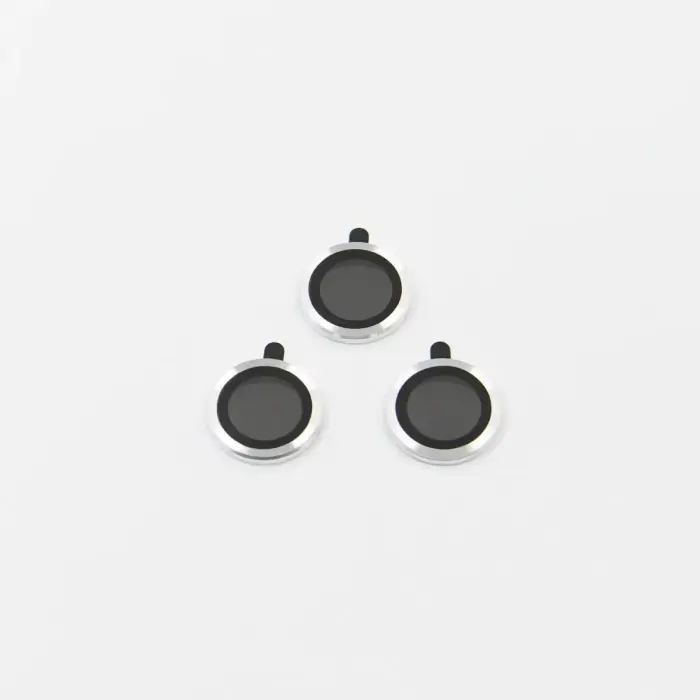 Set of lens glasses for iPhone 17 Pro silver