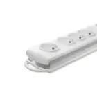 Qoltec Surge protector | 8 sockets | 1.5m | White — Foto 6