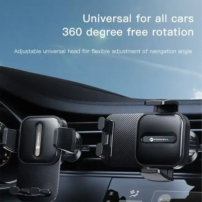Car phone holder Forcell F-Grip Guardian AV air vent black Photo
