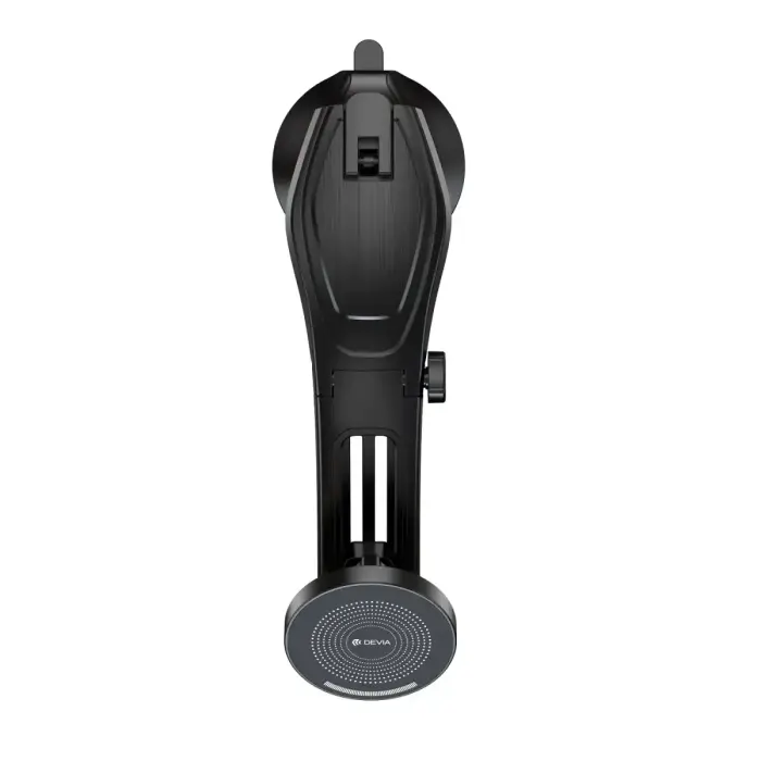 Devia car holder Pro1 X15 with wireless inductive charger Qi 15W black with succion cup for Magsafe