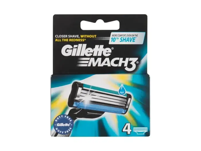 Gillette Mach3 Replacement blade 4 pc