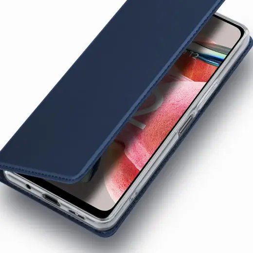 Dux Ducis Skin Pro Case for Xiaomi Redmi Note 12 Flip Card Wallet Stand Blue Фото num
