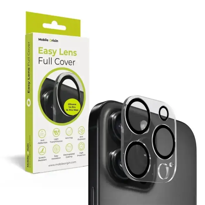 Mobile Origin Easy Lens  full cover, clear - iPhone 14 Pro / 14 Pro Max