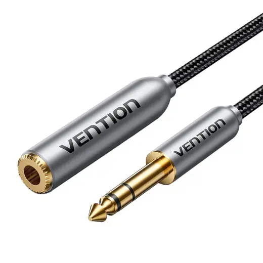 Audio cable 6.35mm male to female Vention 1m Photo