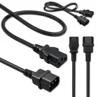 Qoltec Power cable IEC C13 | C14 | 3x1.00mm² | Pure copper Cu | 1m Фото num