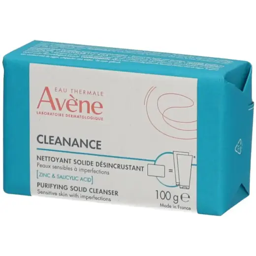 Avene, Cleanance, Purifying, Soap Bar, For Face, 100 g