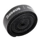 Baseus Rainbow Circle hook and loop Straps - velcro tape cable organizer 1m black (ACMGT-E01) Foto 3