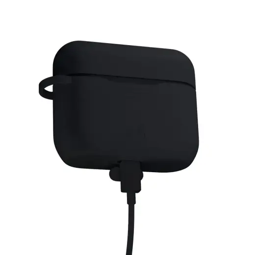 3mk Silicone AirPods Case for AirPods Pro 3 - Black Foto 6