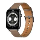 COLMI C28 Smartwatch – Black + Brown Leather Strap — Foto 1