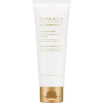 Missha Super Aqua Cell Renew Snail Cleansing Foam - Čisticí pleťová pěna se šnečím extraktem 100ml
