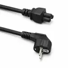 Qoltec Power cable IEC C5/SCHUKO | cloverleaf | 3x0.75mm² | 1.4m Фото num