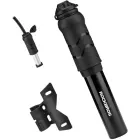 Rockbros 810PCS-HP Mini Hand Bicycle Pump with Presta & Schrader Hose - Black Foto 1